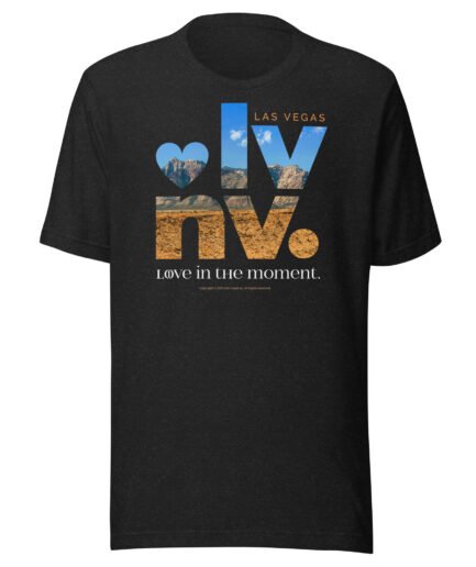 ♥LVNV Black Unisex T-shirt
